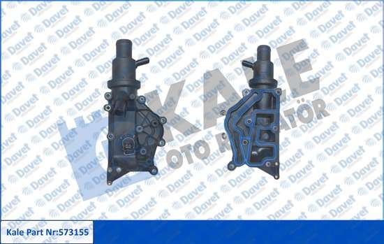 KALE 573155 Termostat 89°C Plastik Govdeli Komple Renault Clio Ii Laguna Ii